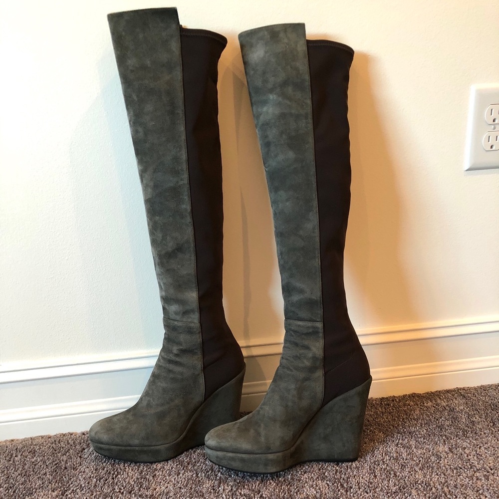 Stuart Weitzman Demiswoon Suede Boots